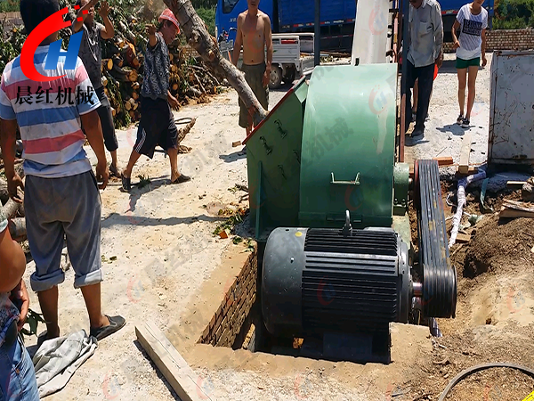 江蘇木屑加工客戶現(xiàn)場