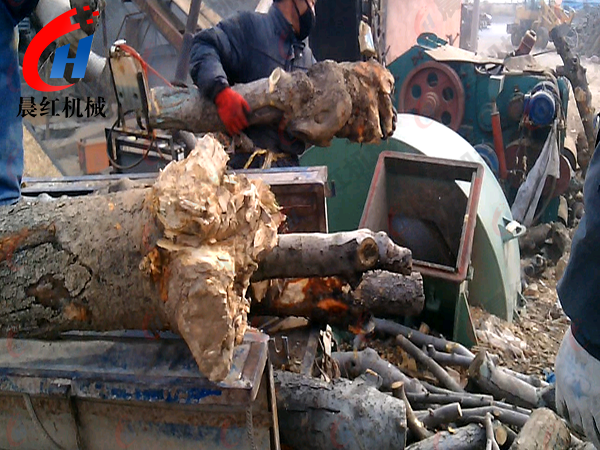 福建木屑機客戶使用現場