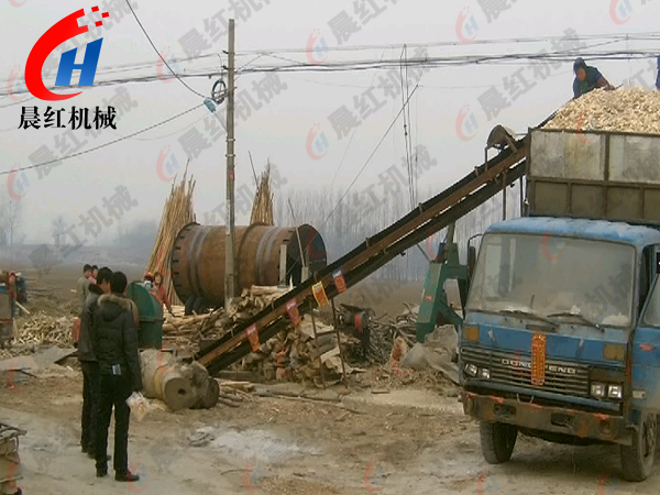 廣西木材削片粉碎機現場